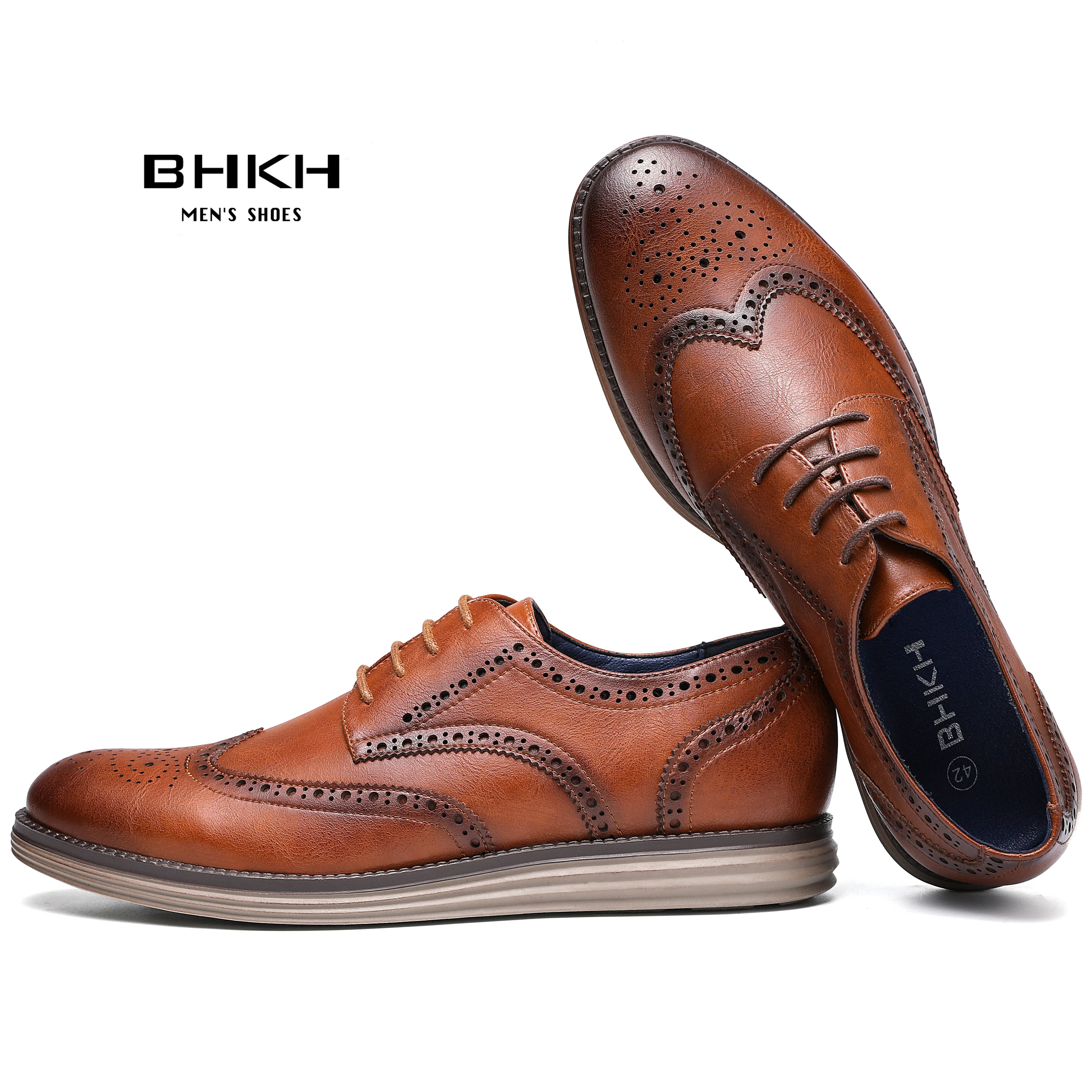 2025 Autumn Man Dress Shoes Genuine Leather Lace-Up Men Casual Shoes Smart Business Office Work Footwear Men Shoes